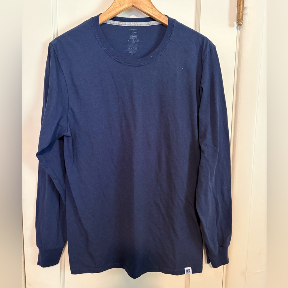Russell Athletic Navy Long Sleeve Tee